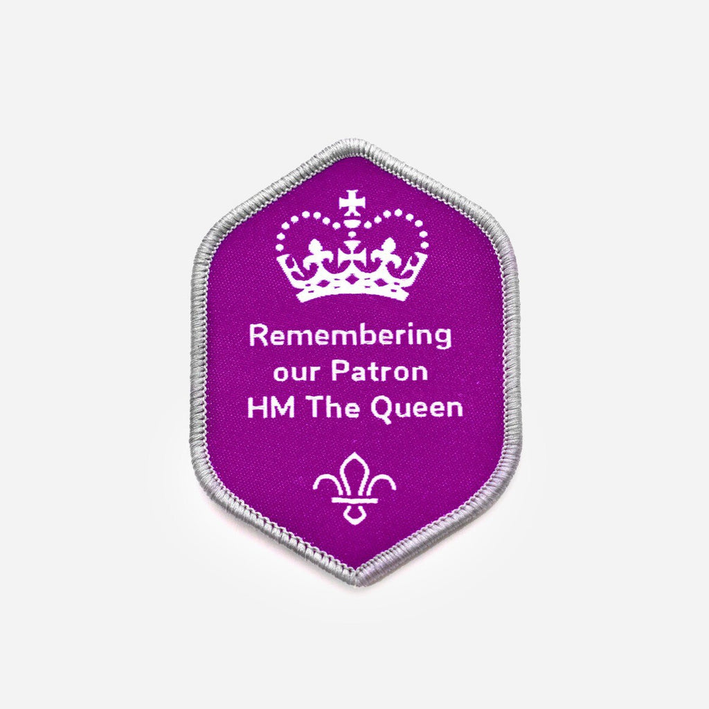 World Scout Shop Official Memorial Badge for HM The Queen